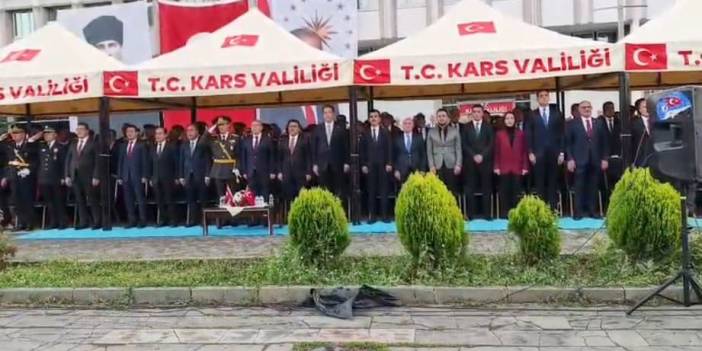 Kars’ta 30 Ağustos Zafer Bayramı kutlamalarına yağmur engeli